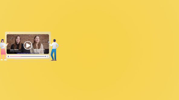 How to build a pitch deck video on a yellow background